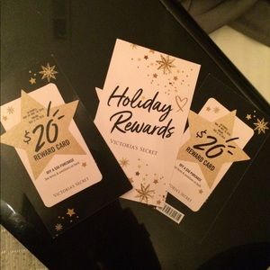 THREE Victoria’s Secrets $20 Rewards Cards